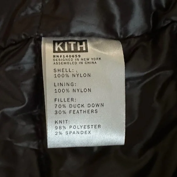 Kith Longline Bomber Jacket Size L Olive Green - Picture 12 of 12